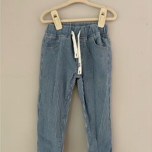 Olive & Scout Blue Striped Pants